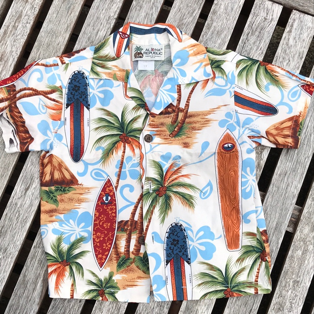 Vintage ALOHA REPUBLIC Hawaiian Aloha Shirt